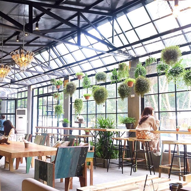 Hướng nhìn trong thiết kế cafe nhiều view check in